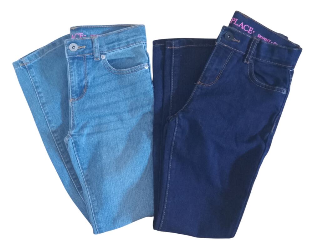 2 Pack! NWT The Children's Place Skinny Jeans Dark Wash & Light Wash Size 10